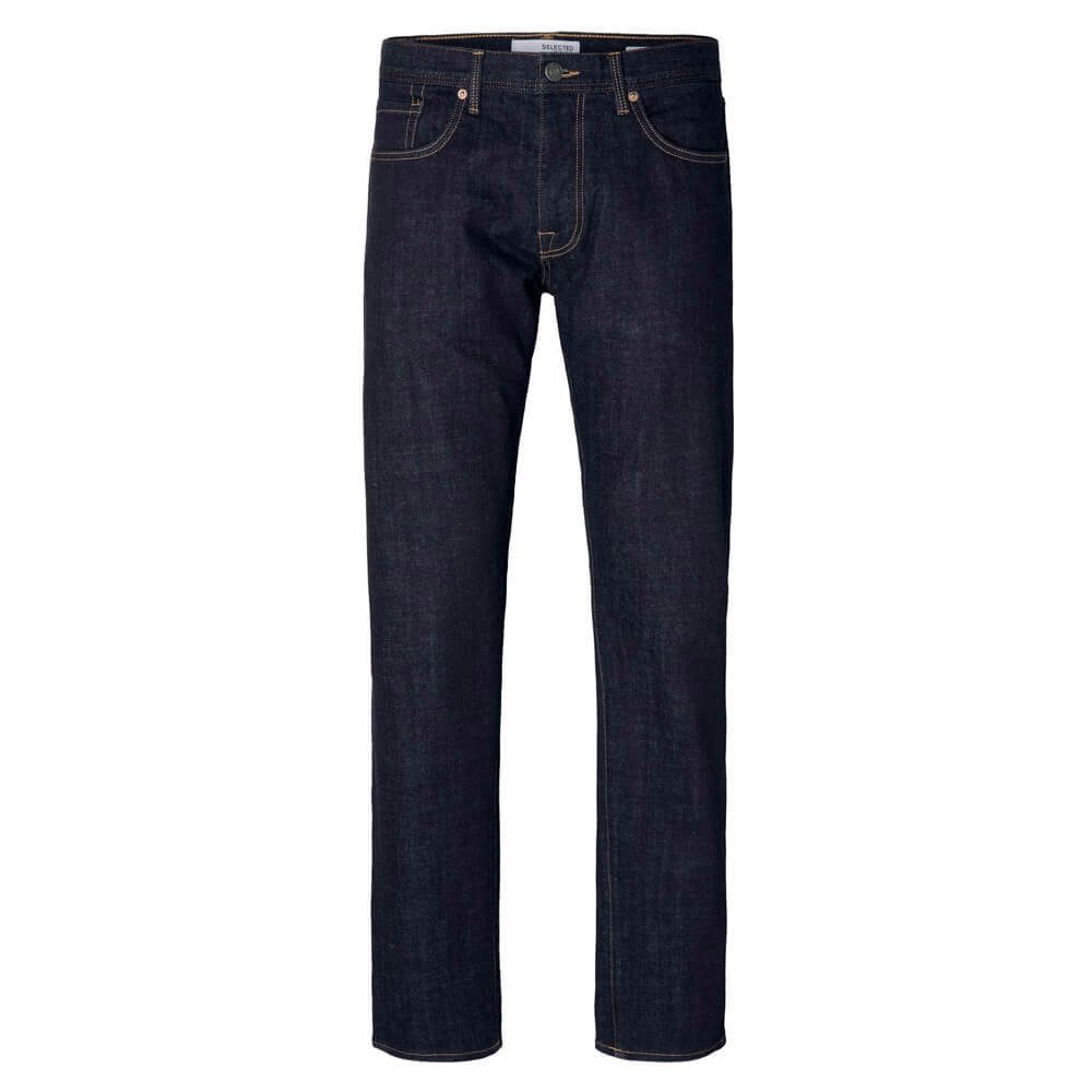 Selected Homme 196 Straight Fit Dark Wash Jeans